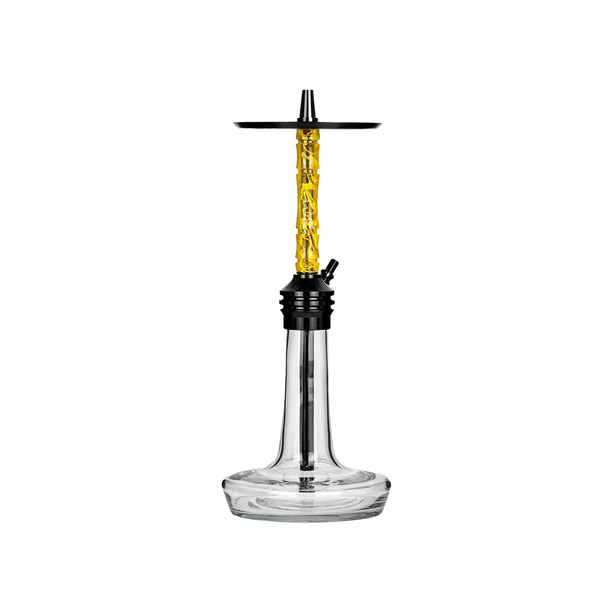 MOZE Varity Lounge Black Clear Wavy Yellow Shisha kaufen