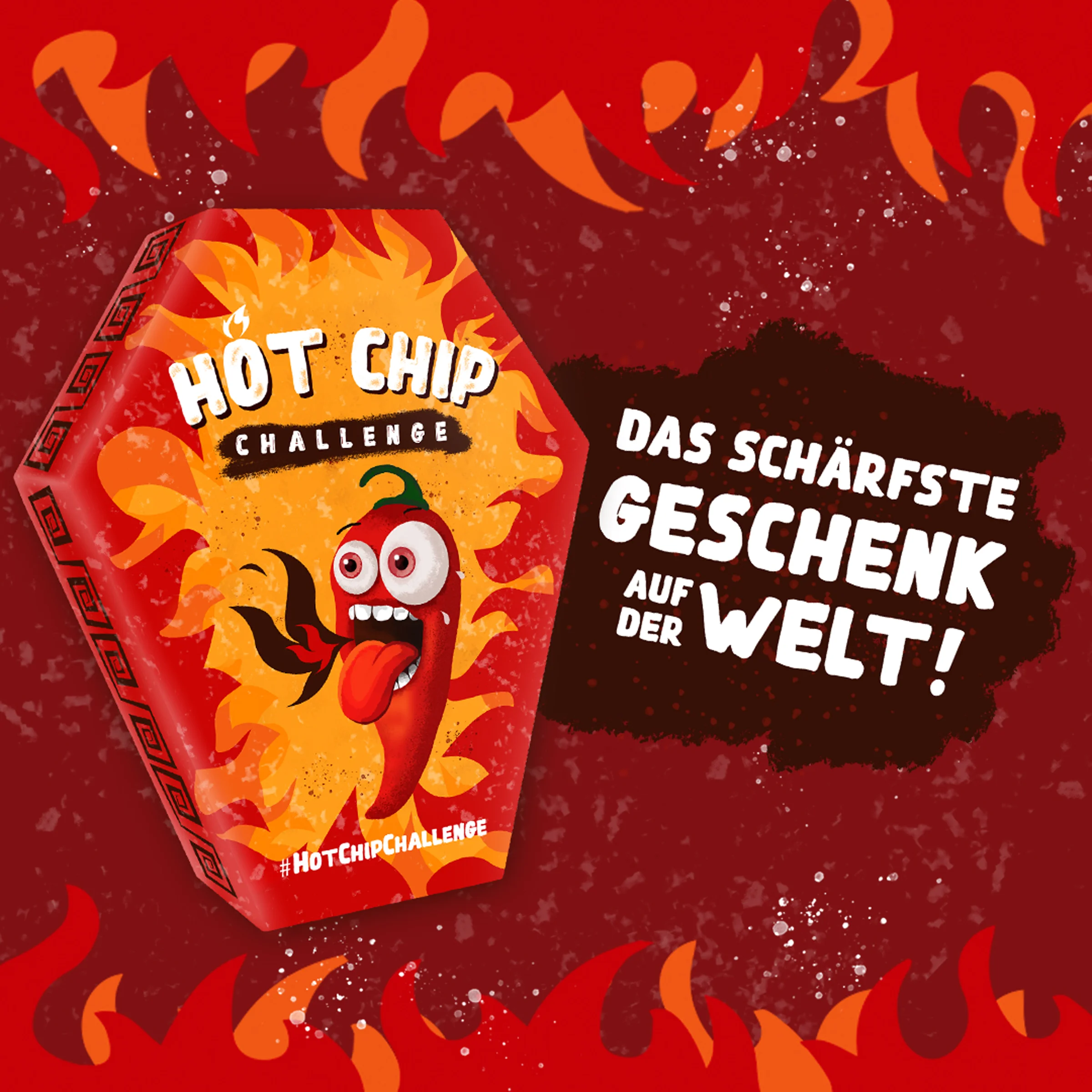 Hot Chip - Hot Chip Challenge - 3 g | Amerikanische Snacks, Süßigkeiten und Drinks günstig online kaufen - Hookain Candy-Onlineshop 3 Hot Chip - Hot Chip Challenge - 3 g | Amerikanische Snacks, Süßigkeiten und Drinks günstig online kaufen - Hookain Candy-Onlineshop 3
