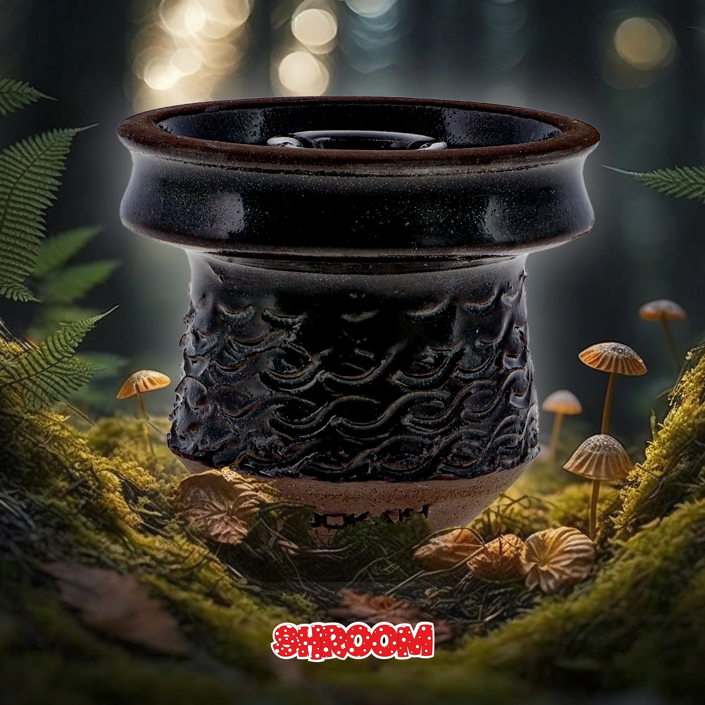 Shroom - Phunnel - Jade Black | Alle neuen Farben der Low Capacity Bowl Köpfe günstig online kaufen - Hookain Shisha-Onlineshop