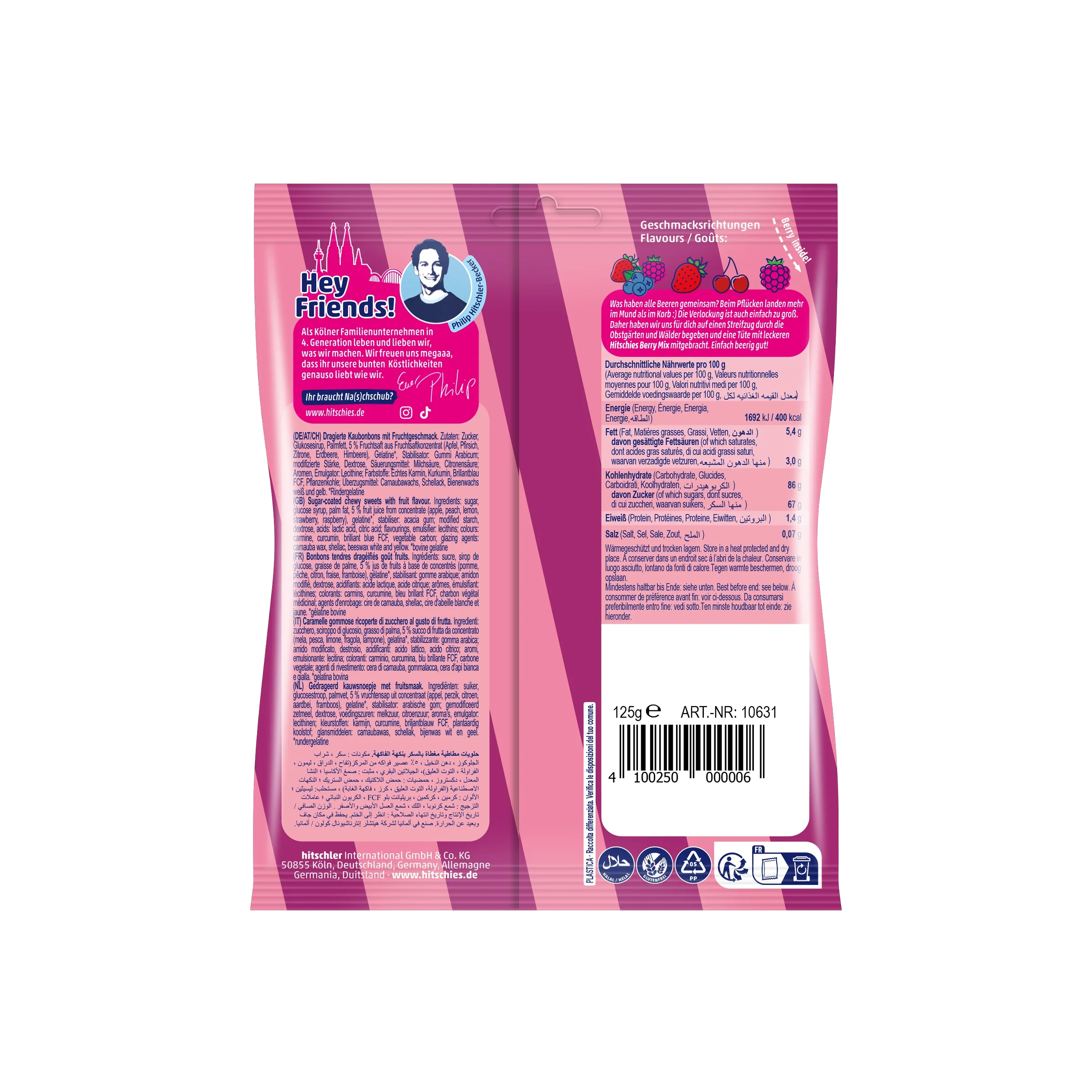Hitschies Kaubonbon Berry Mix 125 g | Candys günstig online 3