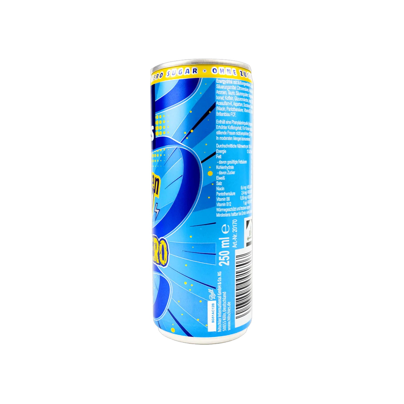 Hitshies - Saure Drachenzungen - Energy Zero - Blue 4