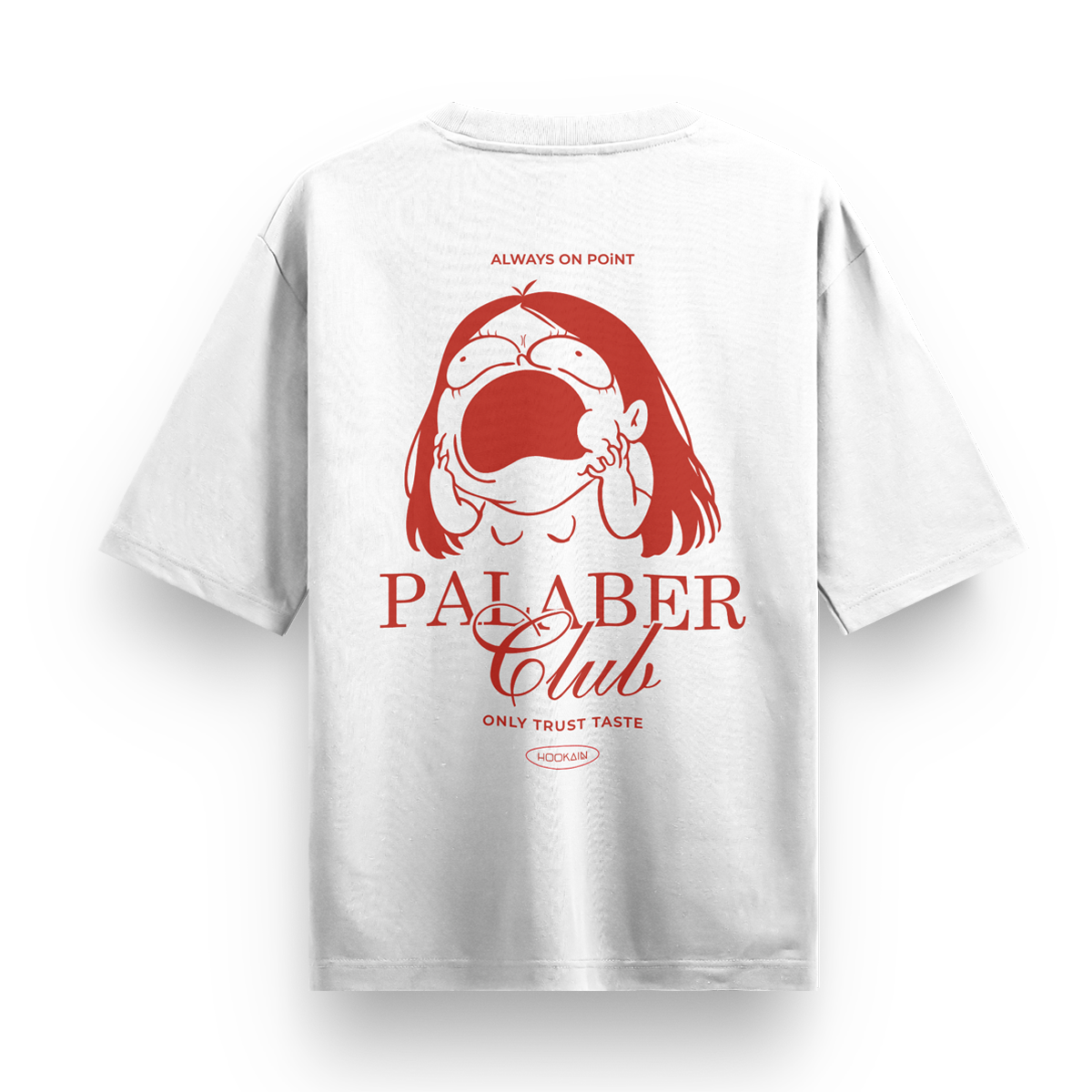 Logo T-Shirt  Palaber Club White - Hookain Merch 1