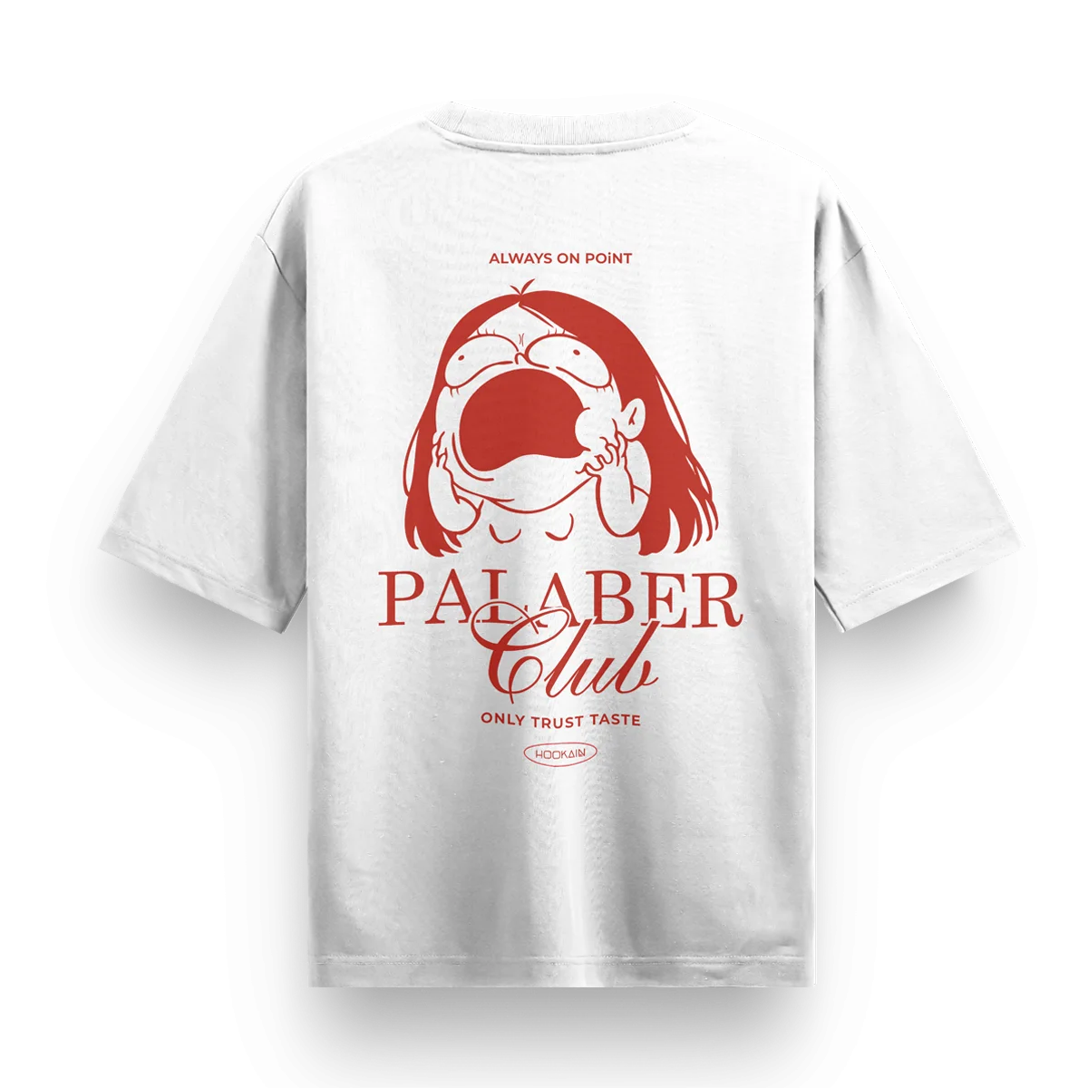Logo T-Shirt  Palaber Club White - Hookain Merch 1