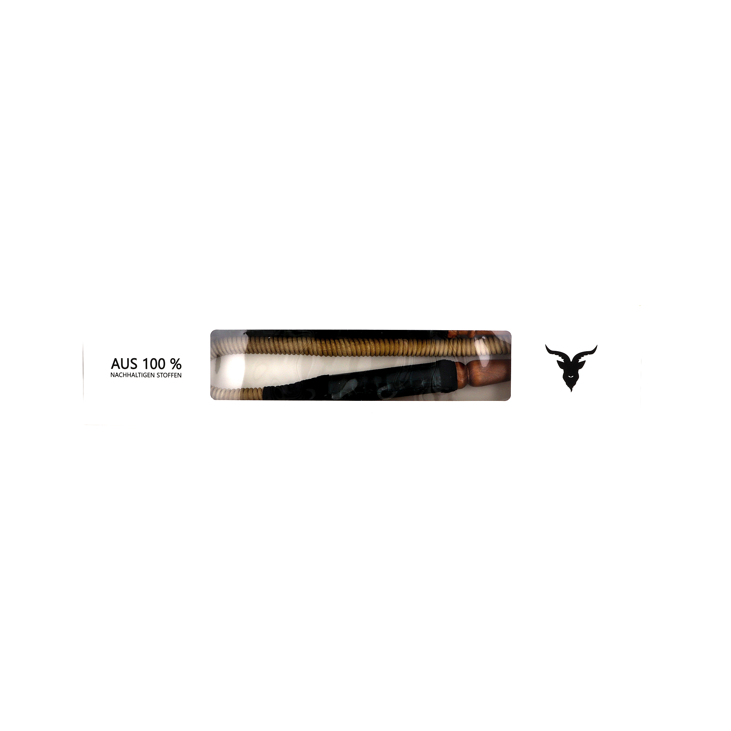Dampfbock - Lederstoff Schlauchset - Green | Shisha-Zubehör günstig online kaufen - Hookain Onlineshop2