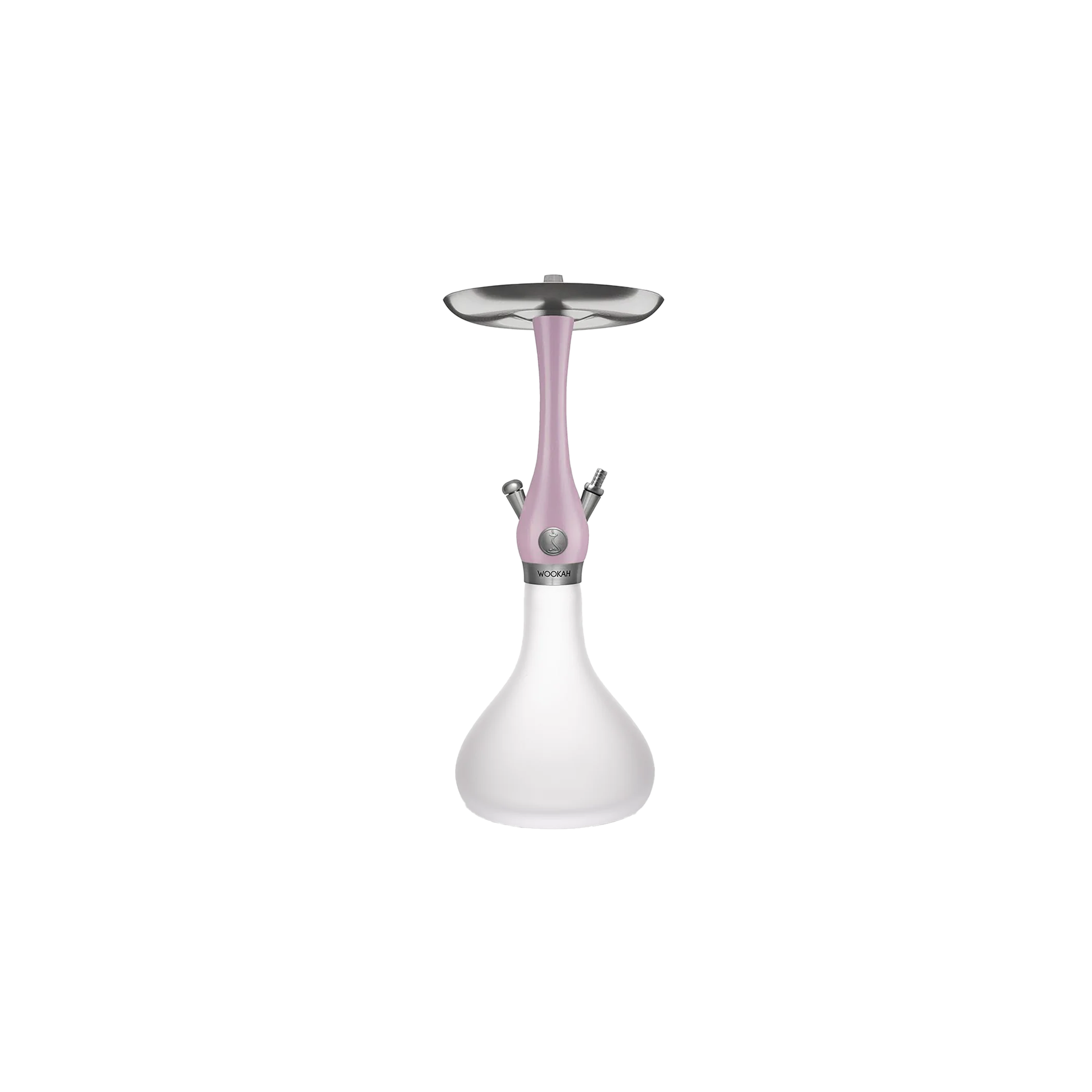 WOOKAH Mini Misty Mauve Komplettset &ndash; Exklusives Shisha Bundle mit Holzmundst&uuml;ck & Lederschlauch 2