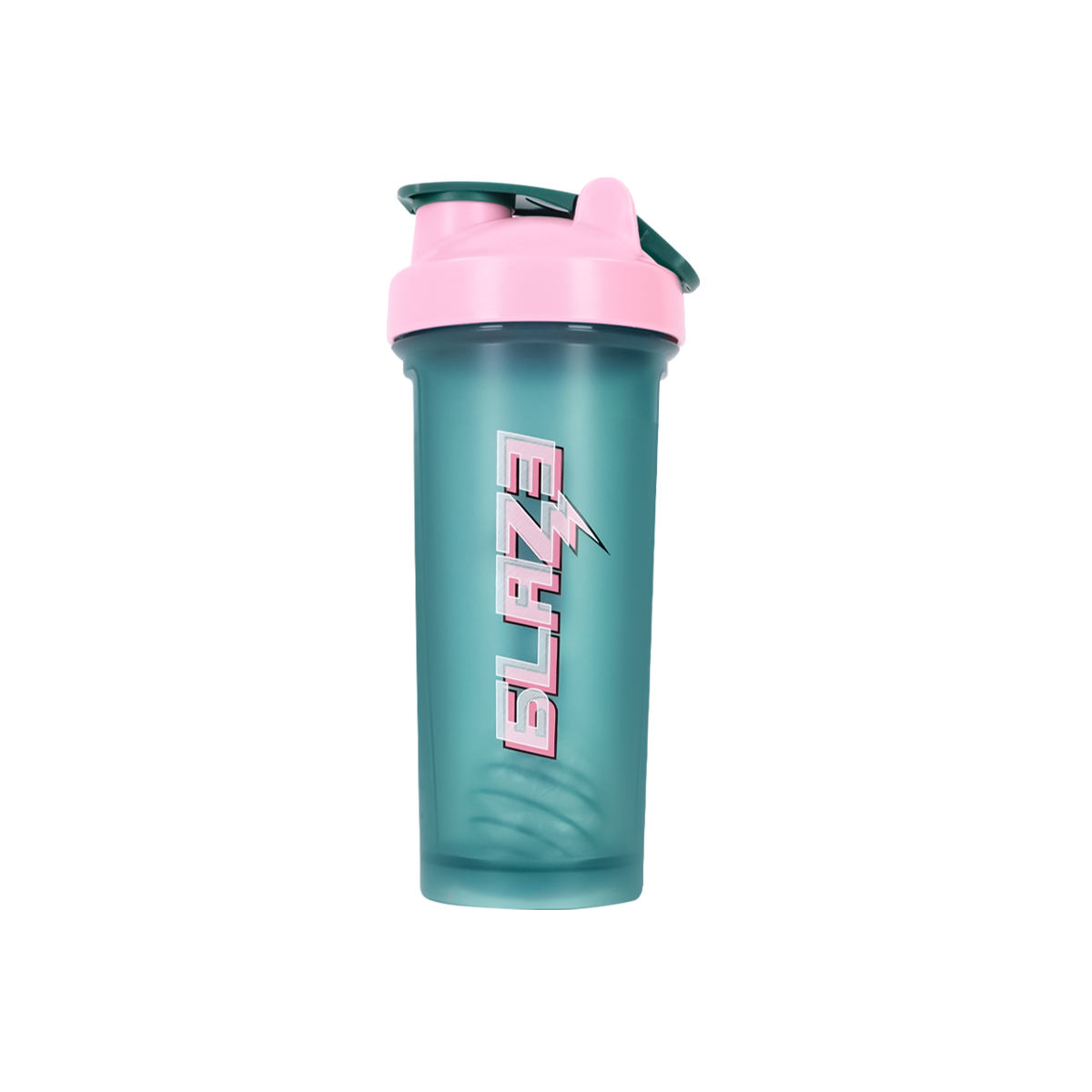 Hookain Shaker Aqua Pink Pop – Protein Shaker 600 ml mit Edelstahlkugel & Logo 1