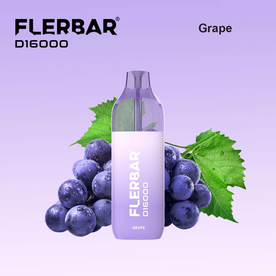 Flerbar D16000 Grape 12ml E-Zigarette – 16000 Züge 2