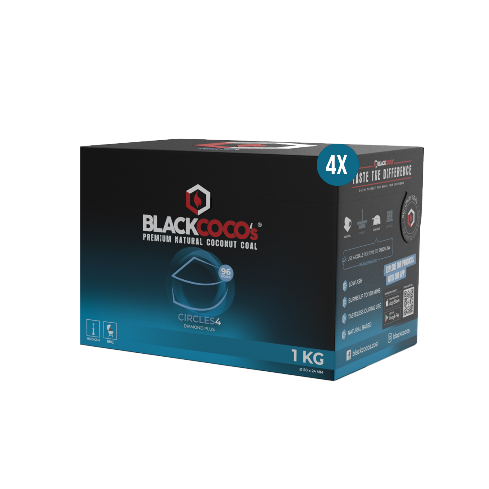 Blackcoco's Naturkohle Circles 3 4 kg | Premium Shisha-Kohle kaufen 2 Blackcoco's Naturkohle Circles 4 4 kg | Premium Shisha-Kohle kaufen - 2