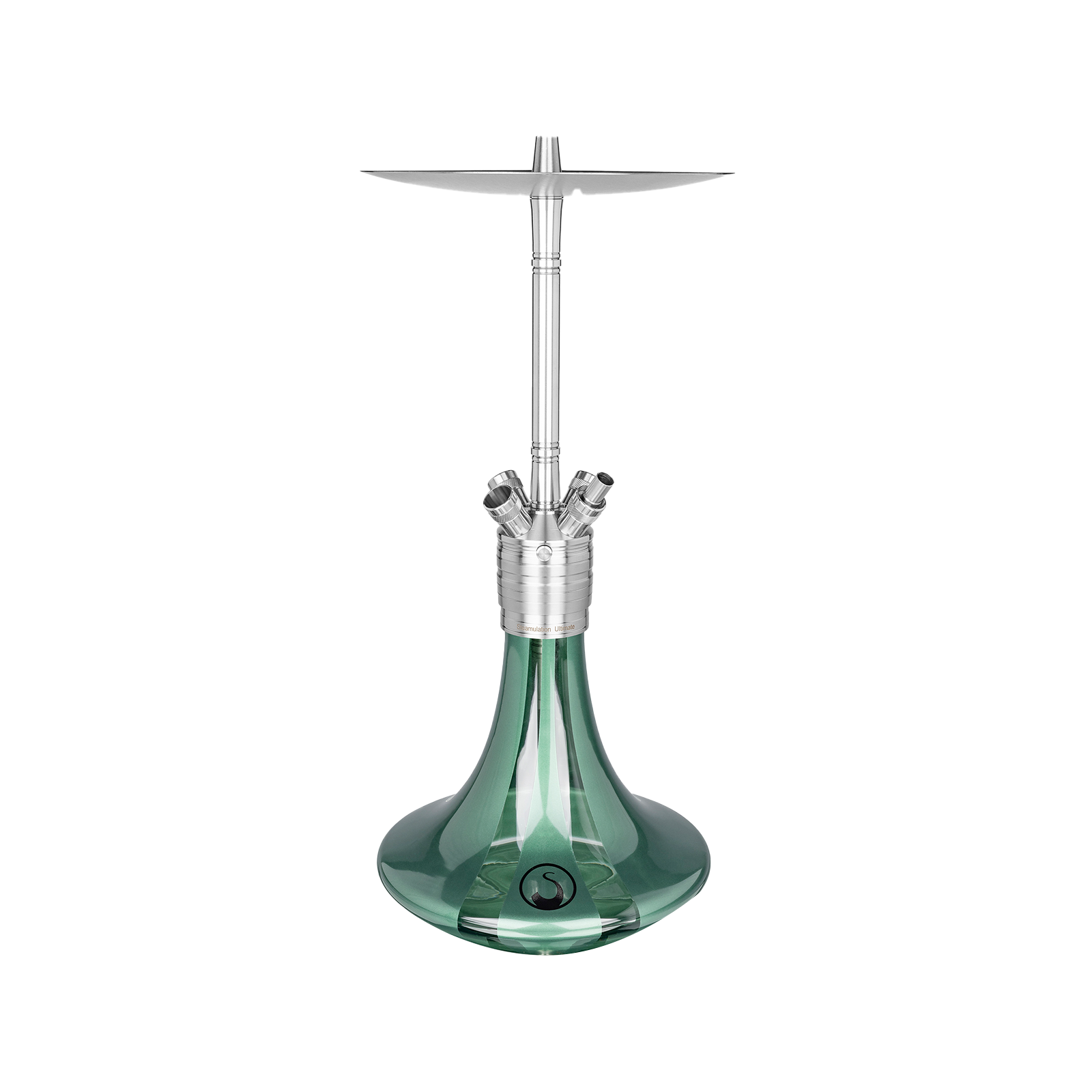 Steamulation Gen. III Shisha Emerald Green Metallic – Premium 4-Schlauch Wasserpfeife 1