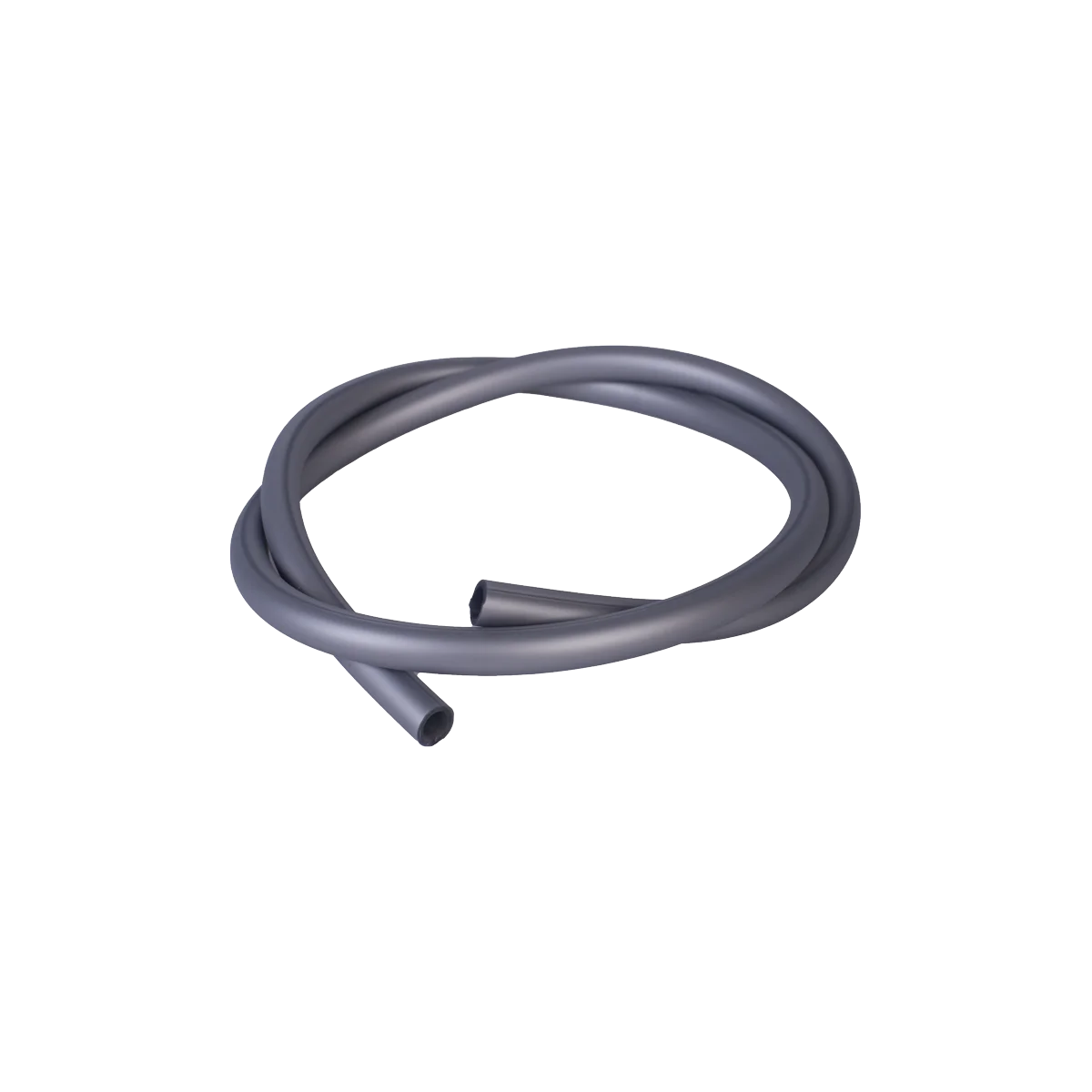 Diamond Hookah - Hose - Silver - Matte