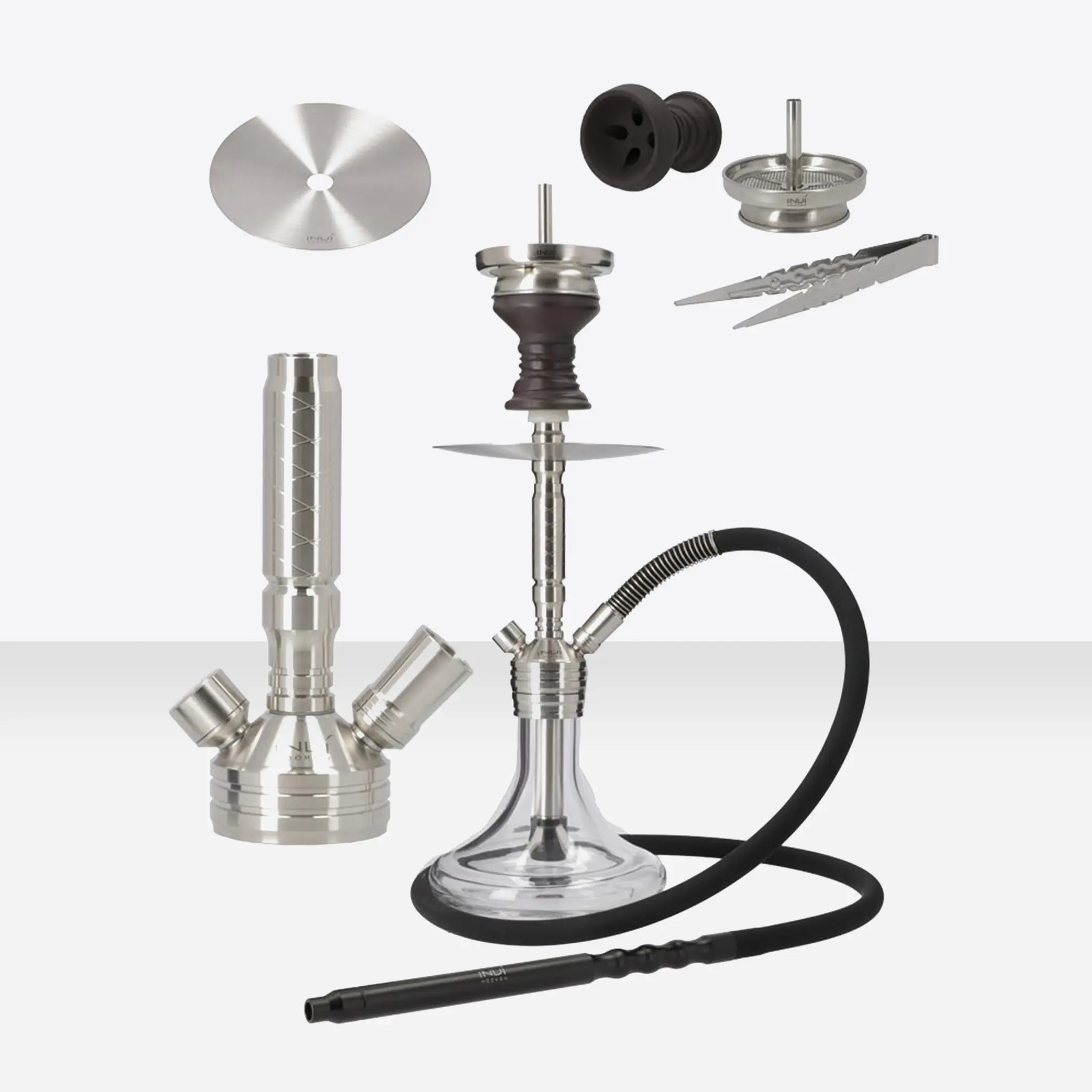 Invi - Paradox - V2A Stainless Steel - Silber - Shiny Clear