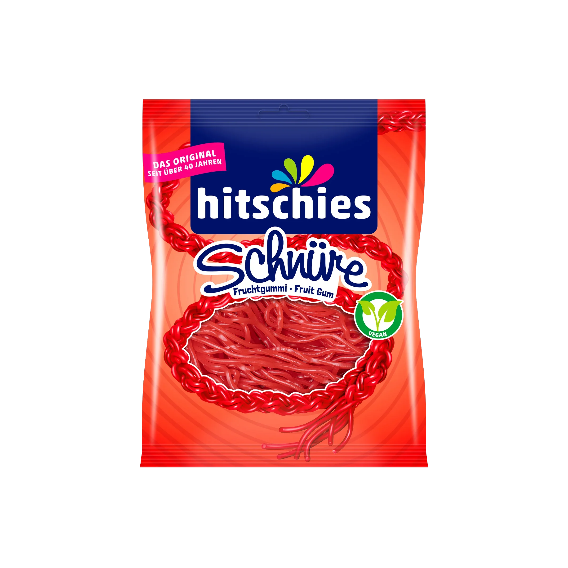 Hitschies Schnüre Erdbeere 125 g | Candys günstig online 2