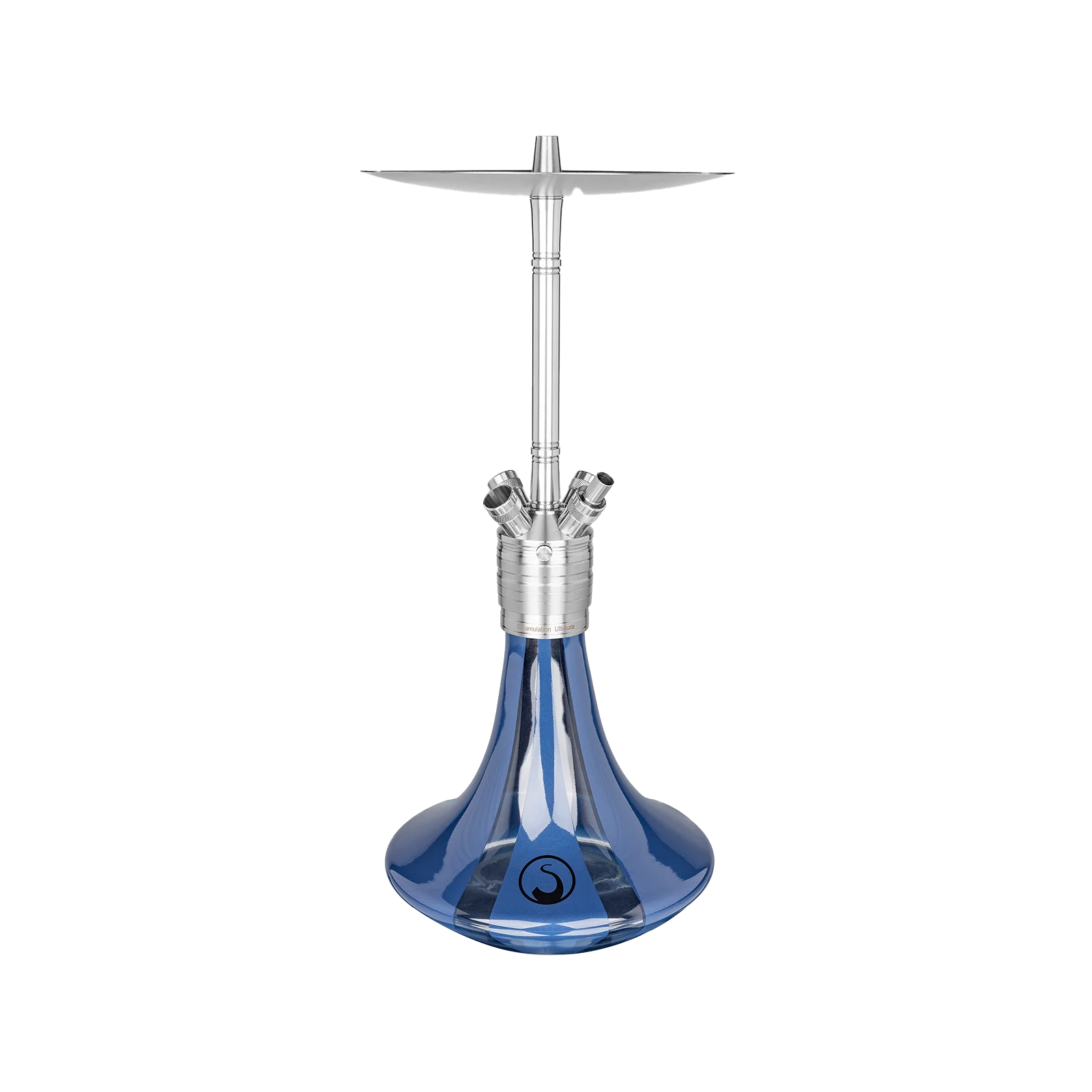 Steamulation Gen. III Blue Metallic Shisha – Premium 4-Schlauch Wasserpfeife 1