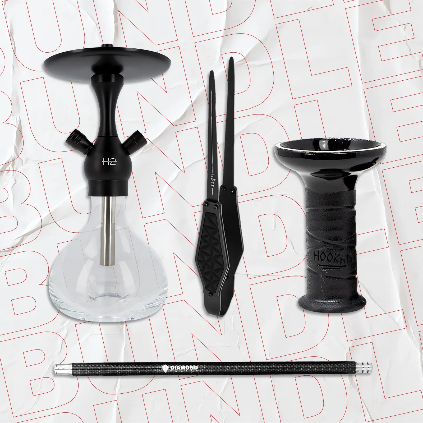 Blackout Shisha Bundle - Shisha Set günstig bestellen 1