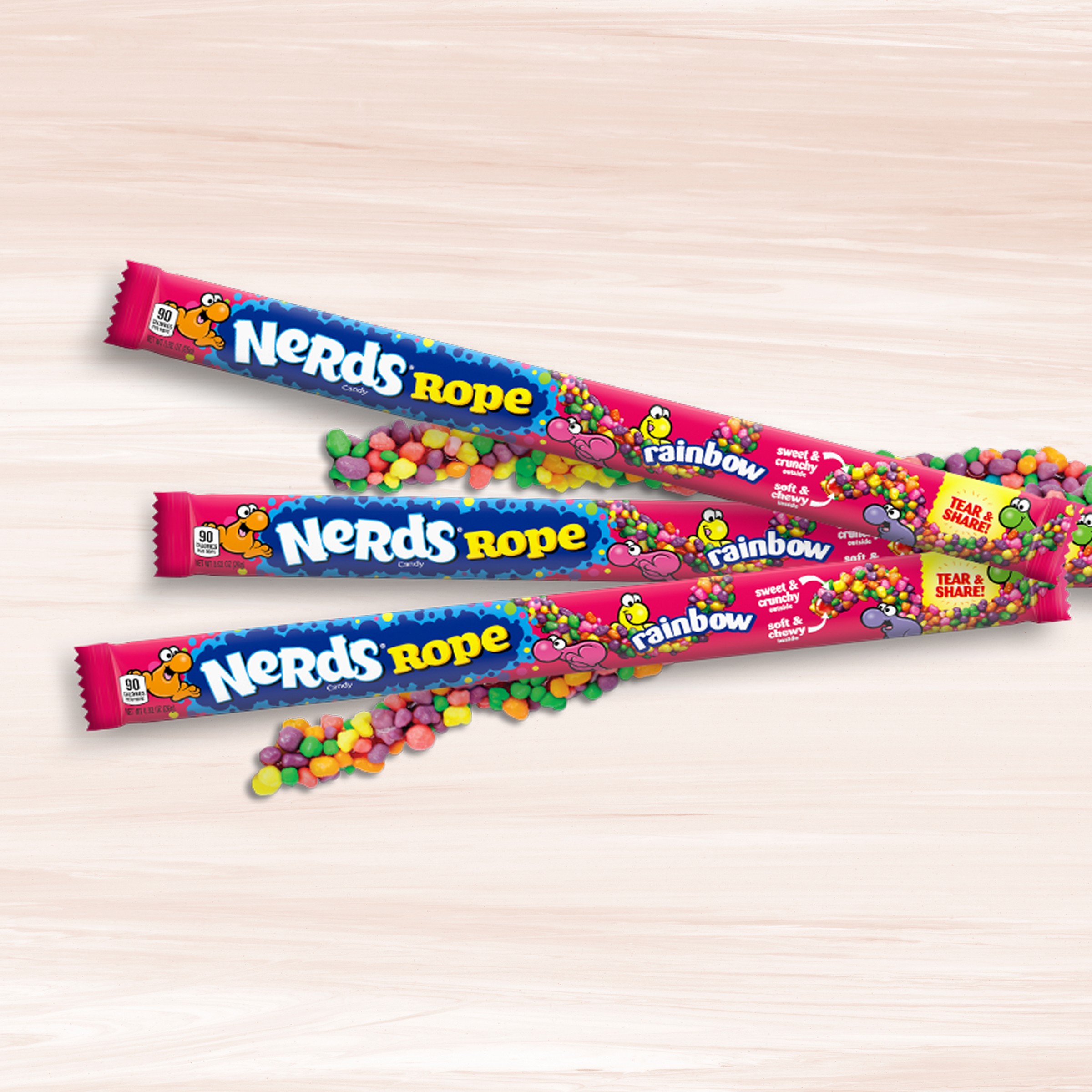 Nerds - Rainbow Rope | Amerikanische Snacks, S&uuml;&szlig;igkeiten und Drinks g&uuml;nstig online kaufen - Hookain Candy-Onlineshop- 2