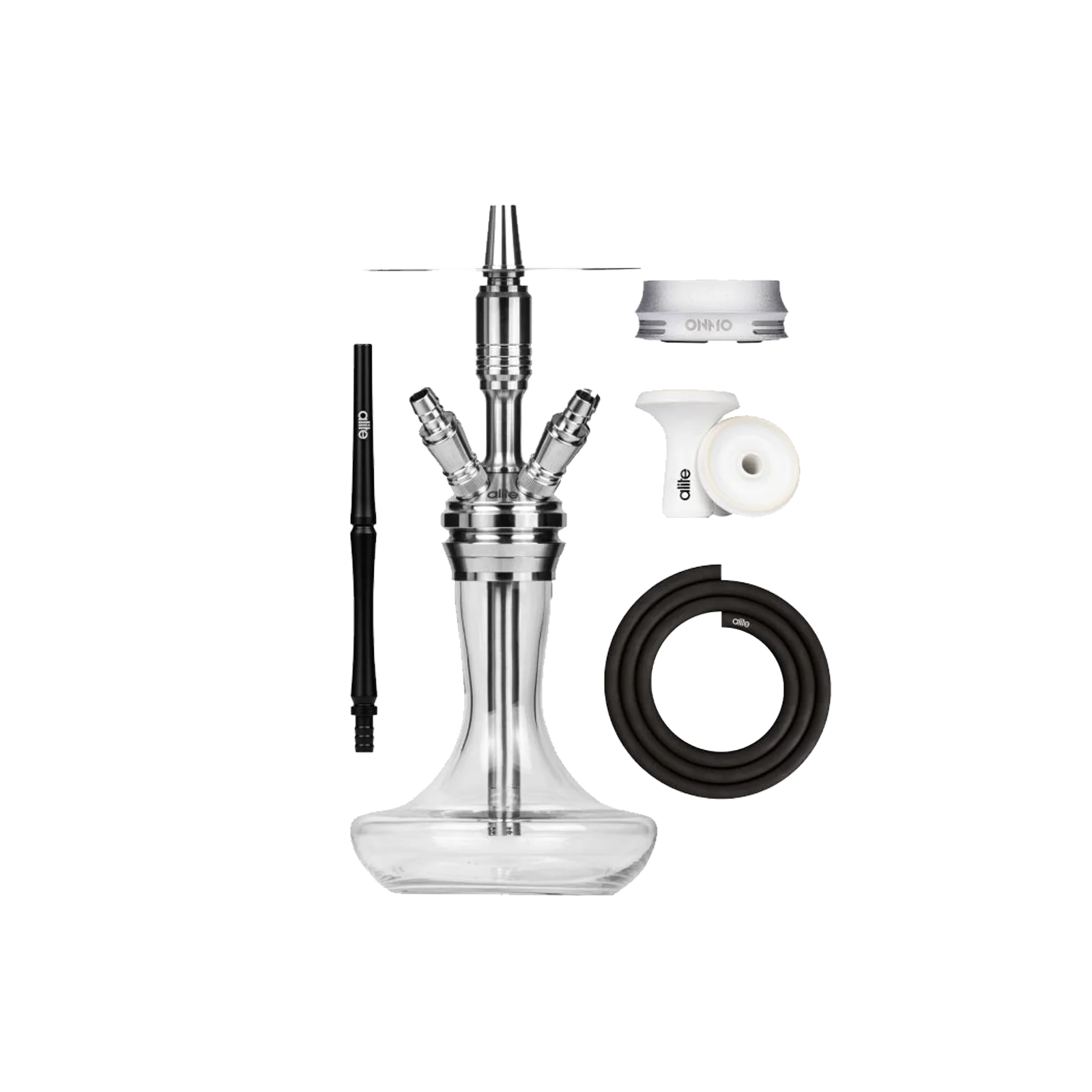 Alite Bash Mini Squad Silver – Kompakte Edelstahlshisha 1