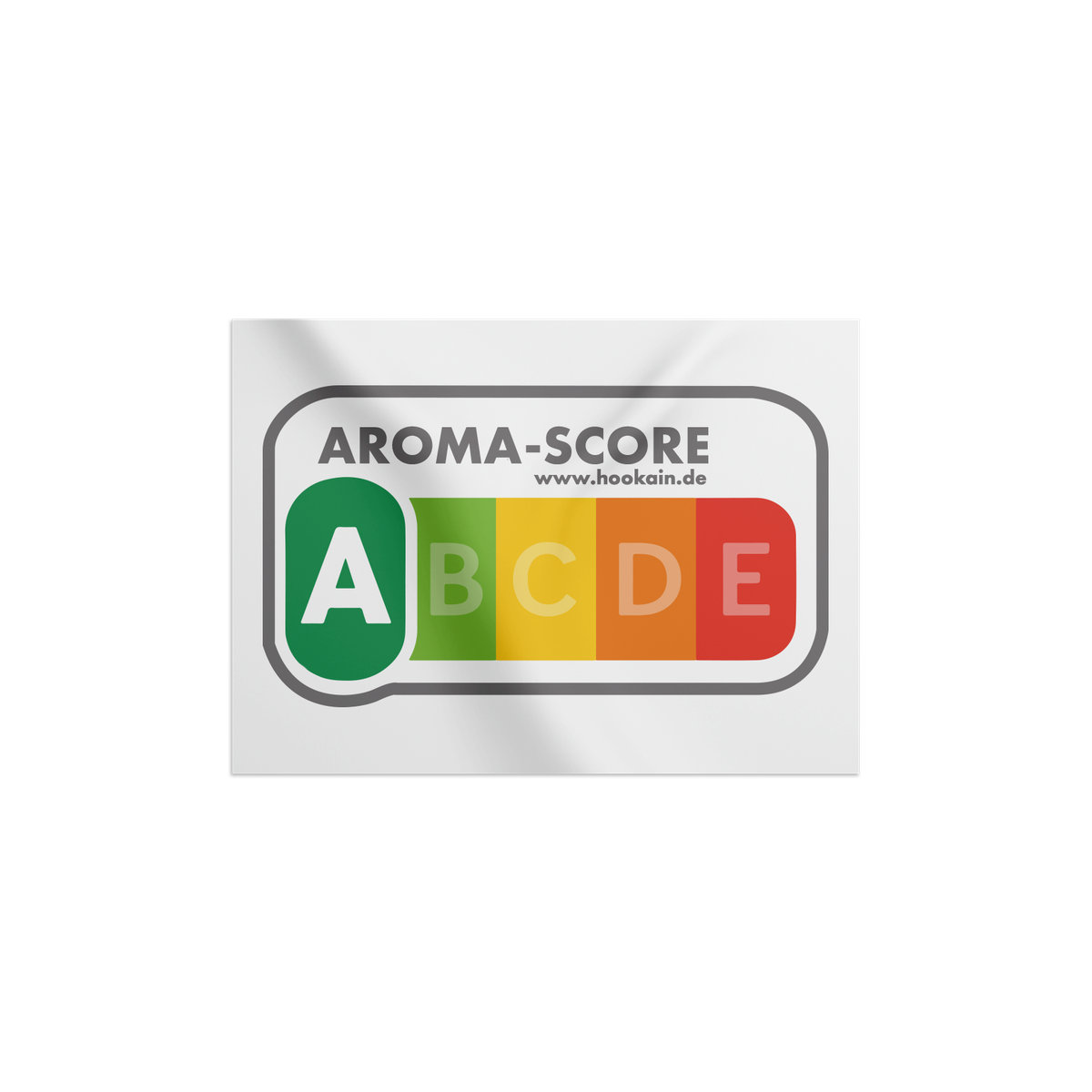 Hookain - Sticker - Aroma Score - Lustige Party Aufkleber - 7.4 x 5.2 cm