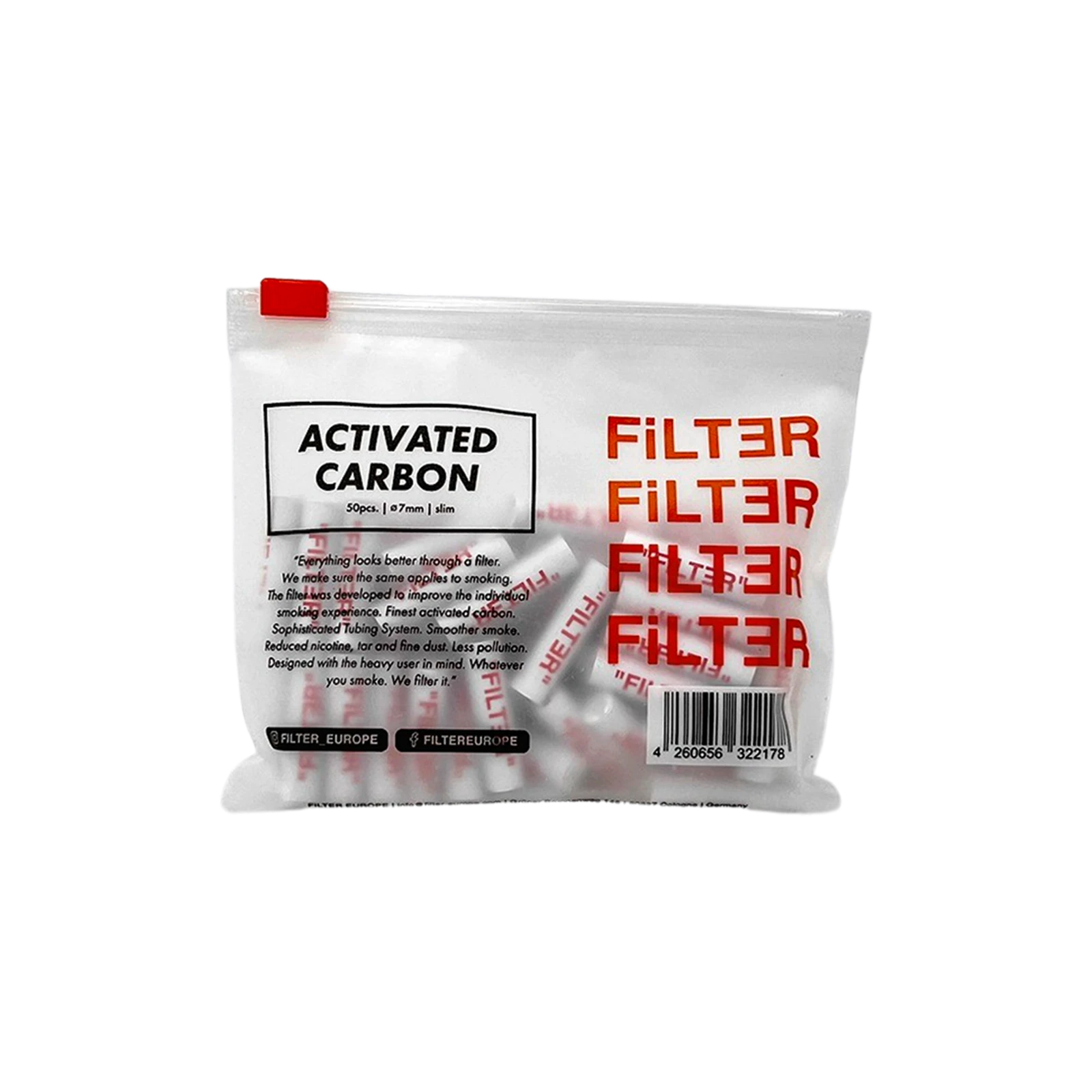 Activated Carbon FiLTER 50 Stk. | Fairtrade Aktivkohlefilter 2