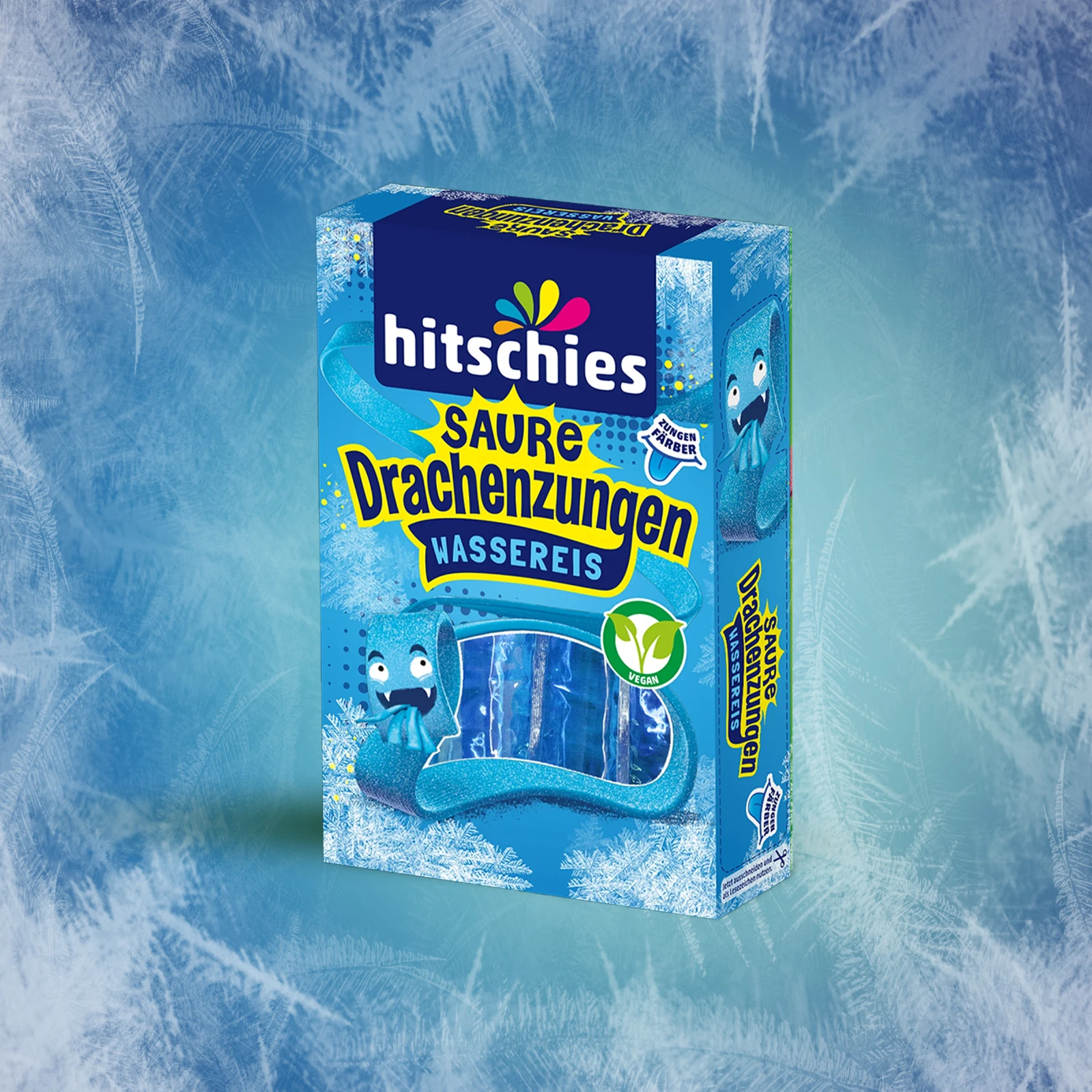 Hitschies - Saure Drachenzungen - Wassereis - Blau - 400 ml 1