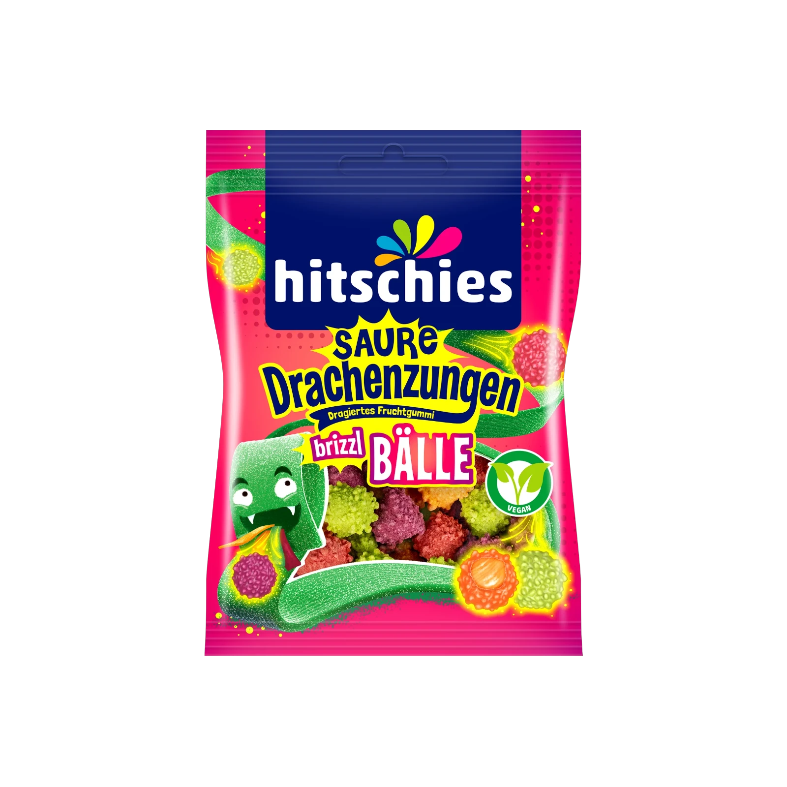 Saure Drachenzungen Brizzl Bälle 100 g | Hitschies online 2