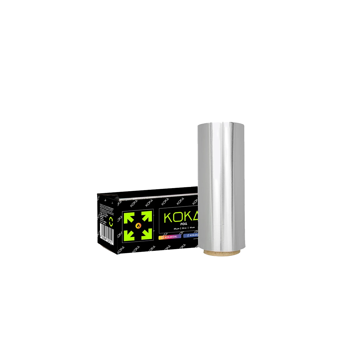 Koka Foil - Premium Alufolie - 25 m - 14 cm - 40 µm