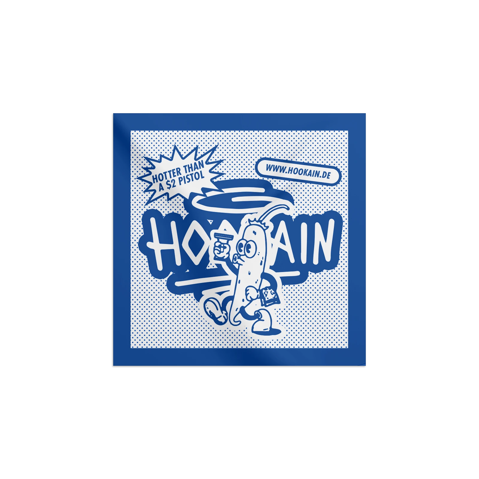Hookain - Sticker - Pepper Pistol - Lustige Party Aufkleber - 7.4 x 7.4 cm