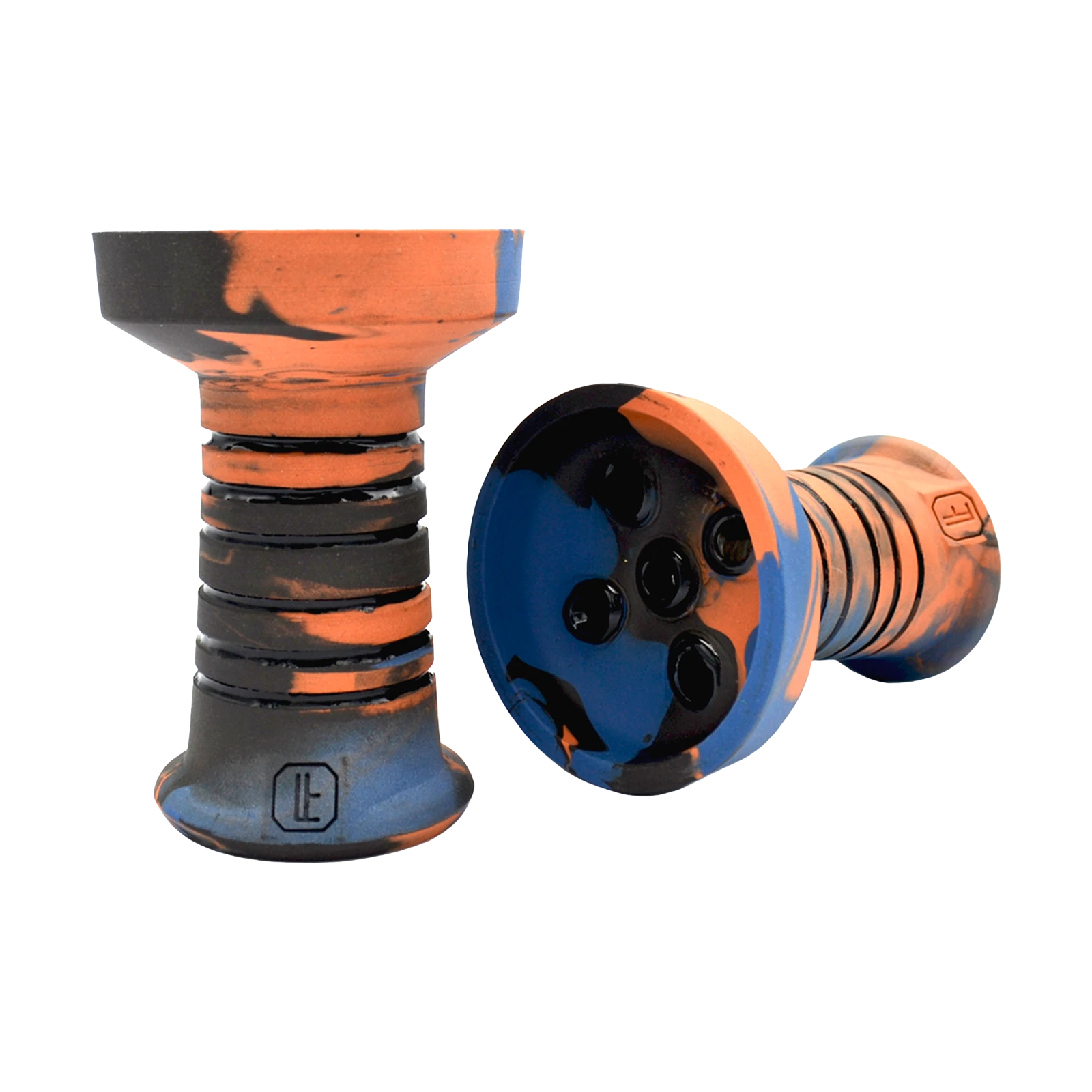The Spectra Multi-Hole Head "Oranight" is available as a stylish accessory for your Shisha at the Hookain Online Shop! This head, in the beautiful colors blue, orange 1