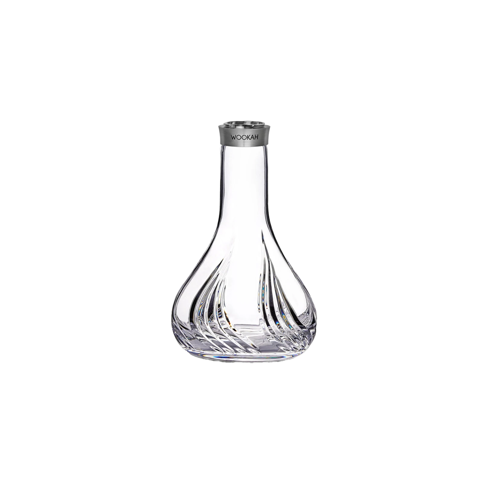 Wookah - Mastercut - Flames - Clear - Glas Bowl | Buy Shisha Vase - Hookain Onlineshop