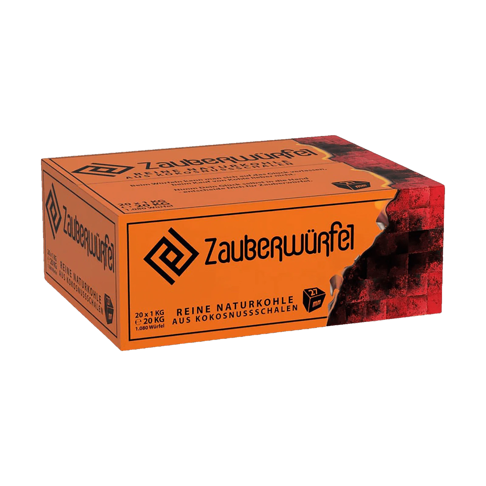 Zauberwürfel Naturkohle 27mm 20kg Bundle - Bestelle im Hookain Online Shop 2